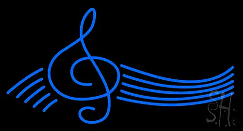 Music Notes Neon Sign