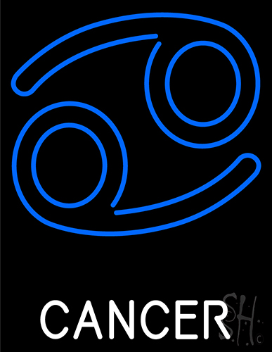Cancer Logo Neon Sign