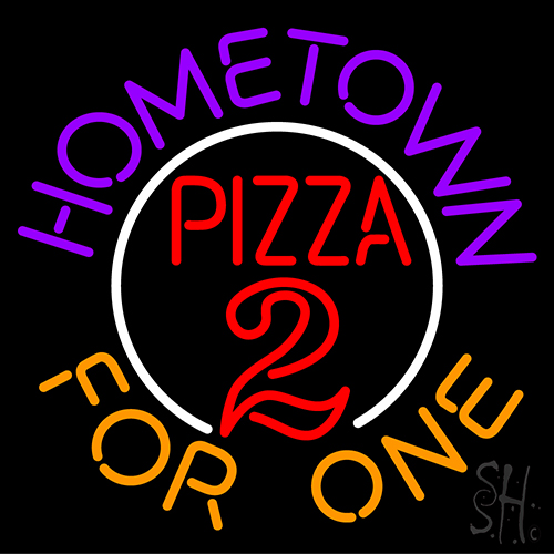 Hometown Pizza Neon Sign