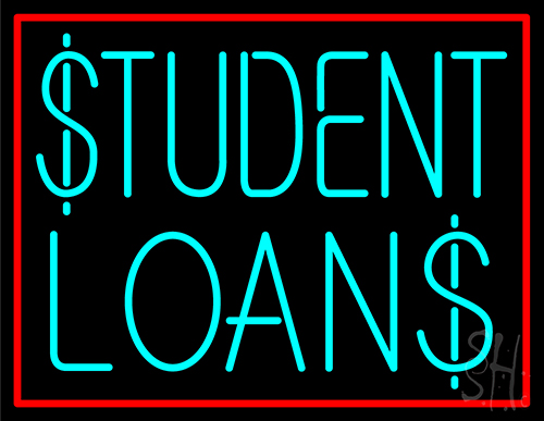 Students Loan Neon Sign