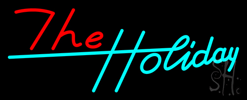 The Holiday Neon Sign