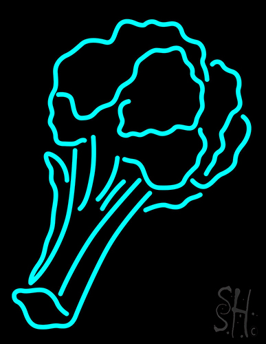 Turquoise Flower Neon Sign