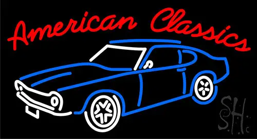 American Classics Car Neon Sign