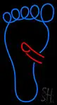 Back Foot Rub Neon Sign