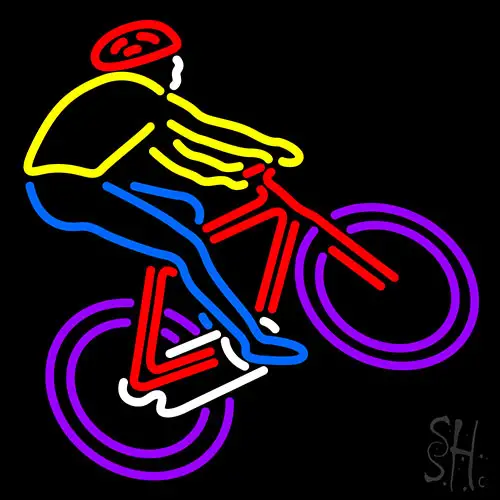 Bicycle Racer Neon Sign