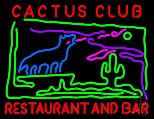 Cactus Club Neon Sign