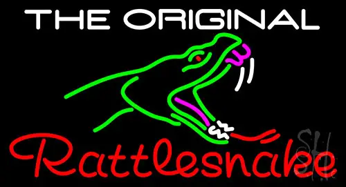 The Original Rattlesnake Neon Sign