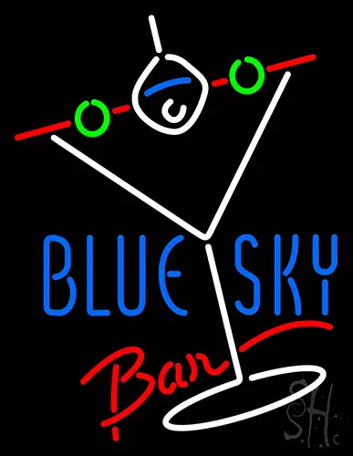 Blue Sky Neon Neon Sign