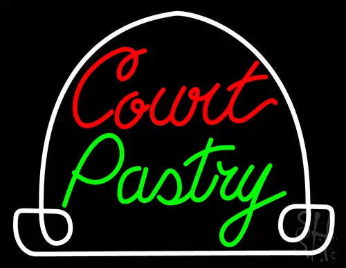Court Pastry Neon Sign