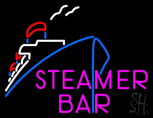 Steamer Bar Boat Neon Sign