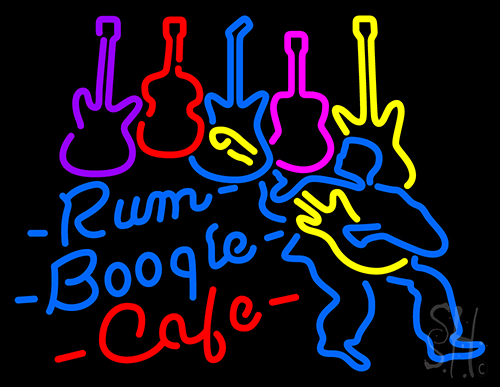 The Rum Boogie Cafe Neon Sign