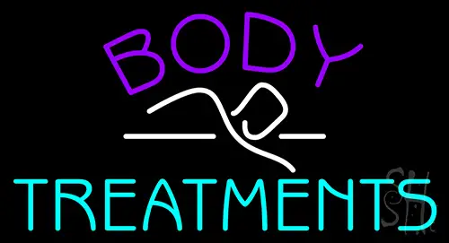 Body Treatments Neon Sign