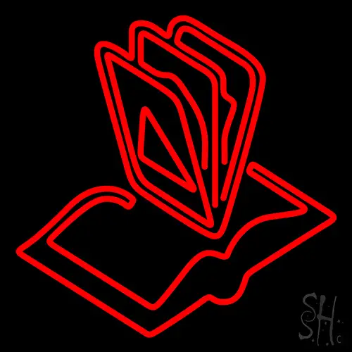 Books Logo Neon Sign