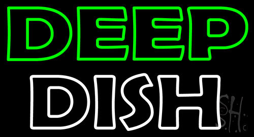 Deep Dish Neon Sign