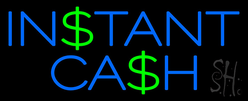 Instant Cash Neon Sign