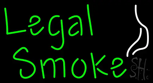 Legal Smoke Neon Sign