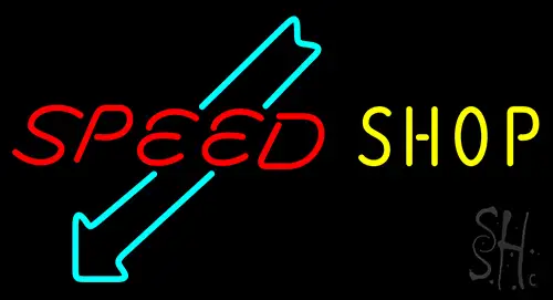 Machine Speed Shop Neon Sign