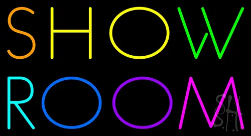 Multicolor Show Room Neon Sign