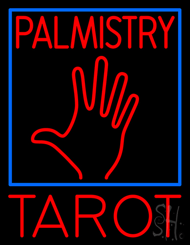 Neon Psychic Reader Palmistry Neon Sign