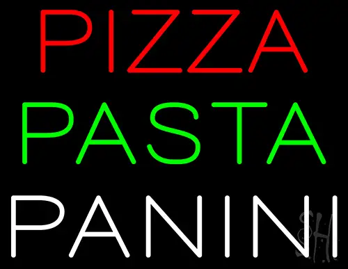 Pizza Pasta Panini Neon Sign