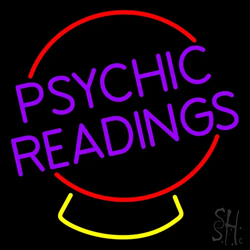 Psychic Reading Logo Neon Sign