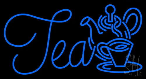 Tea With Cup And Teapot Neon Sign