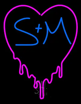 S Plus M Neon Sign