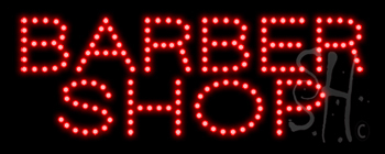Barber Shop Logo LED Sign