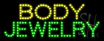 Body Jewelry LED Sign