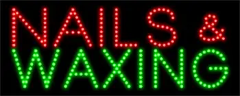 Nails & Waxing LED Sign