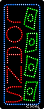 Loans w/ Bills Animated LED Sign