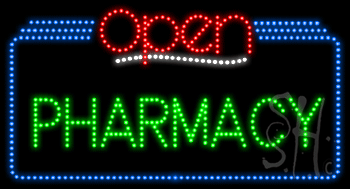 Pharmacy Open Animated LED Sign