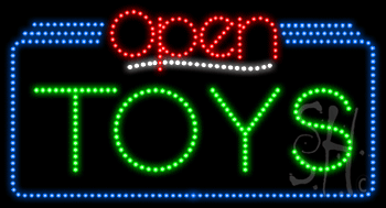 Toys Open Animated LED Sign