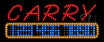 Carry Out Animated LED Sign
