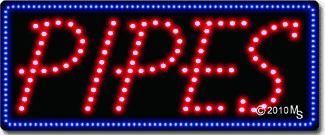 Pipes Animated LED Sign