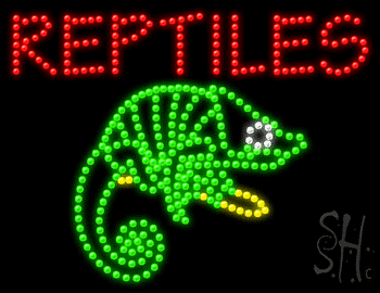 Reptiles Animated Led Sign