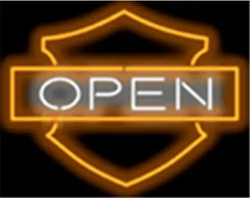Open Schild Neon Sign