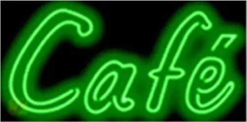 Cafe Coffee Food Neon Sign
