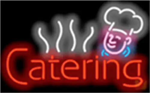 Catering Food Diet Neon Sign