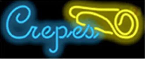 Crepes Neon Sign