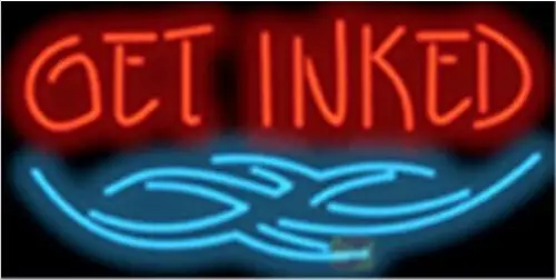 Get Inked with Tribal Art Salon Neon Sign