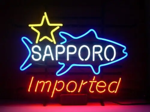 Sapporo Imported Home Beer Neon Sign