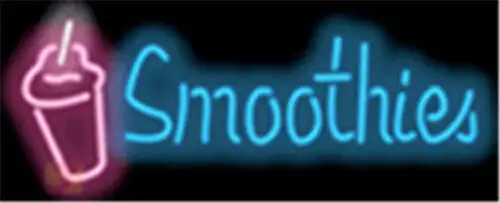 Smoothies Cafe Neon Sign