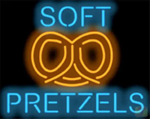Soft Pretzels Neon Sign
