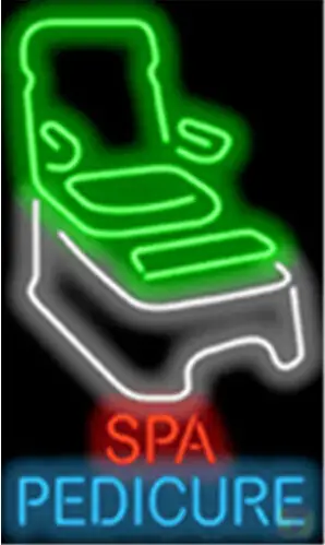 Spa Pedicure Wchair Salons Neon Sign