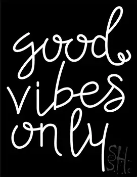 Good Vibes Only Neon Sign 7