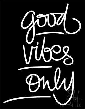 Good Vibes Only Neon Sign 15