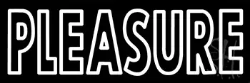 Pleasure Club Logo Neon Sign