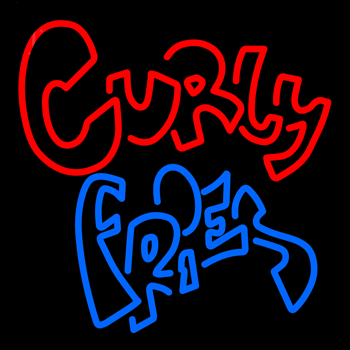 Custom Curly Fries Neon Sign 7