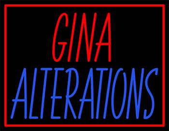Custom Gina Alterations Neon Sign 1